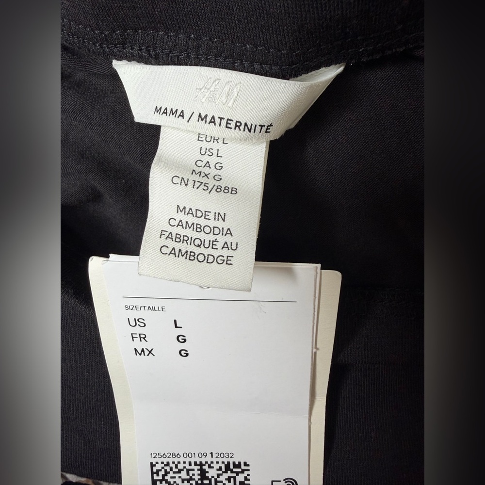 H&M Black Straight-Leg Maternity Pants - Picture 3 of 4